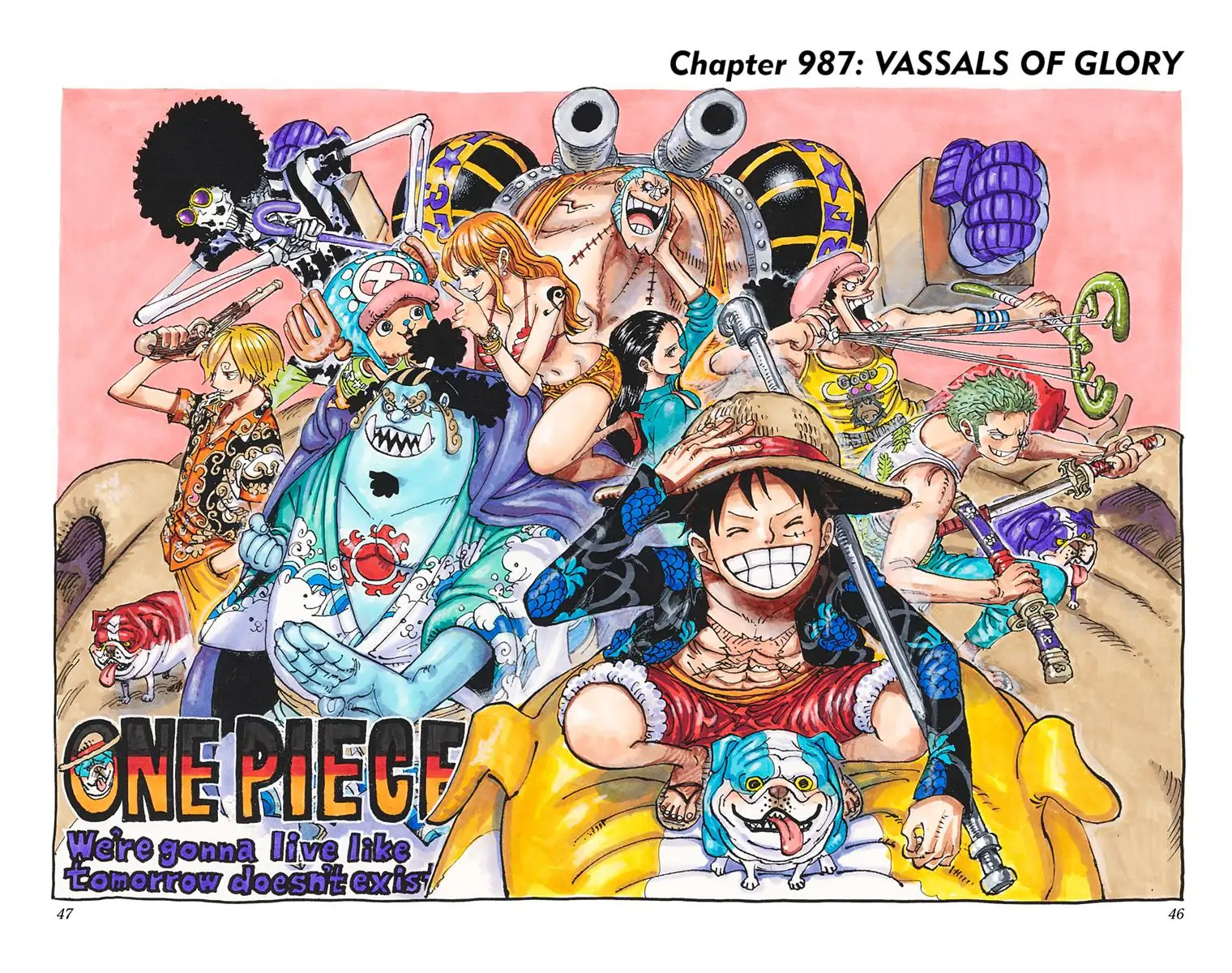 One Piece Digital Colored Chapter 987 image 01